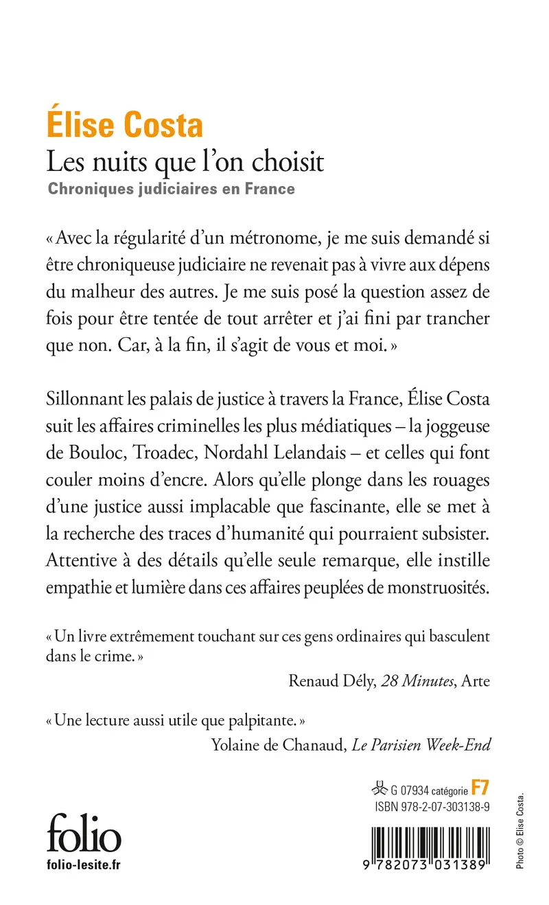 Les nuits que l'on choisit - Élise Costa