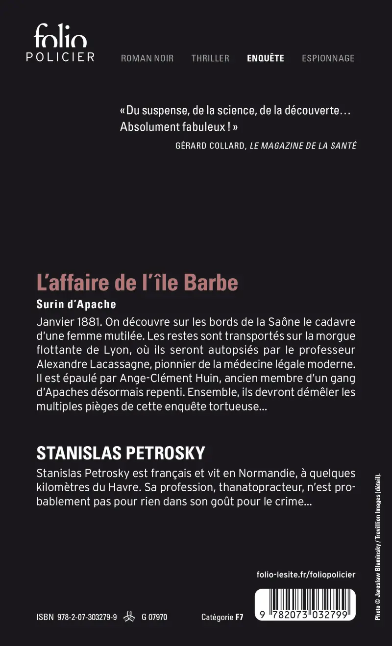 L'affaire de l'île Barbe - Stanislas Petrosky