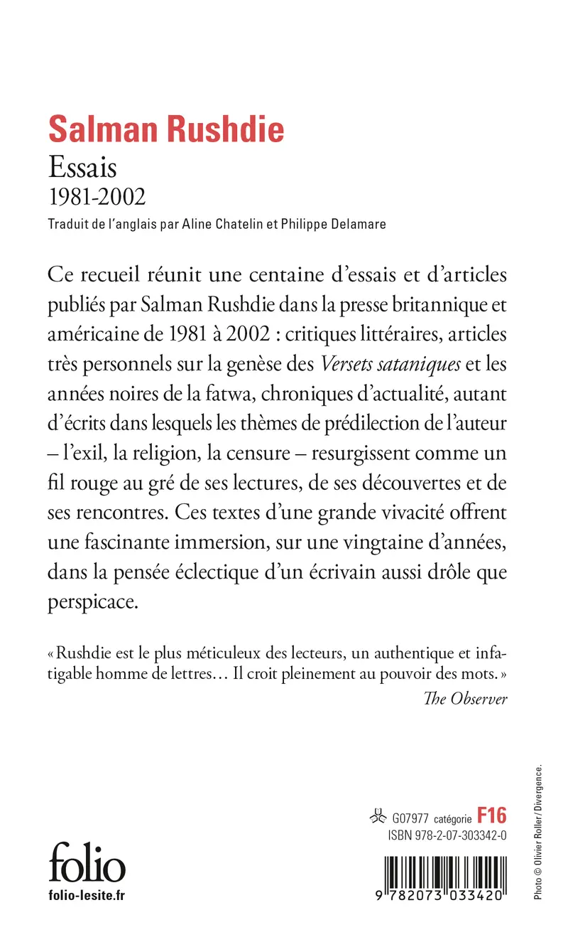 Essais - Salman Rushdie