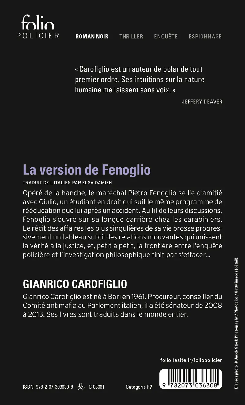 La version de Fenoglio - Gianrico Carofiglio