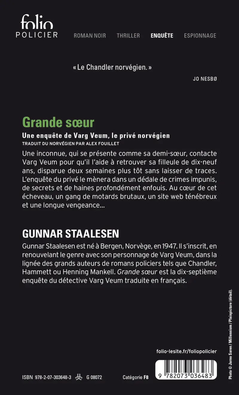 Grande sœur - Gunnar Staalesen