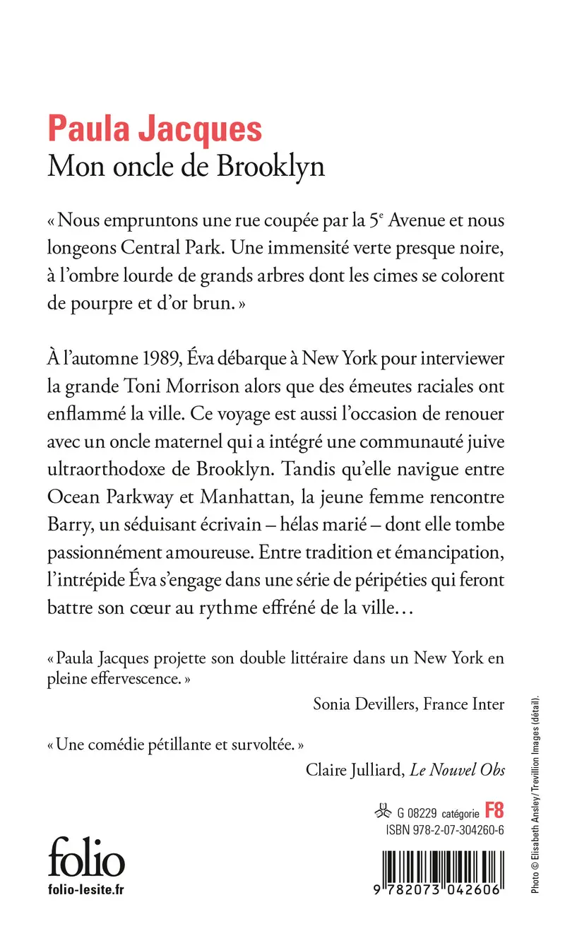Mon oncle de Brooklyn - Paula Jacques