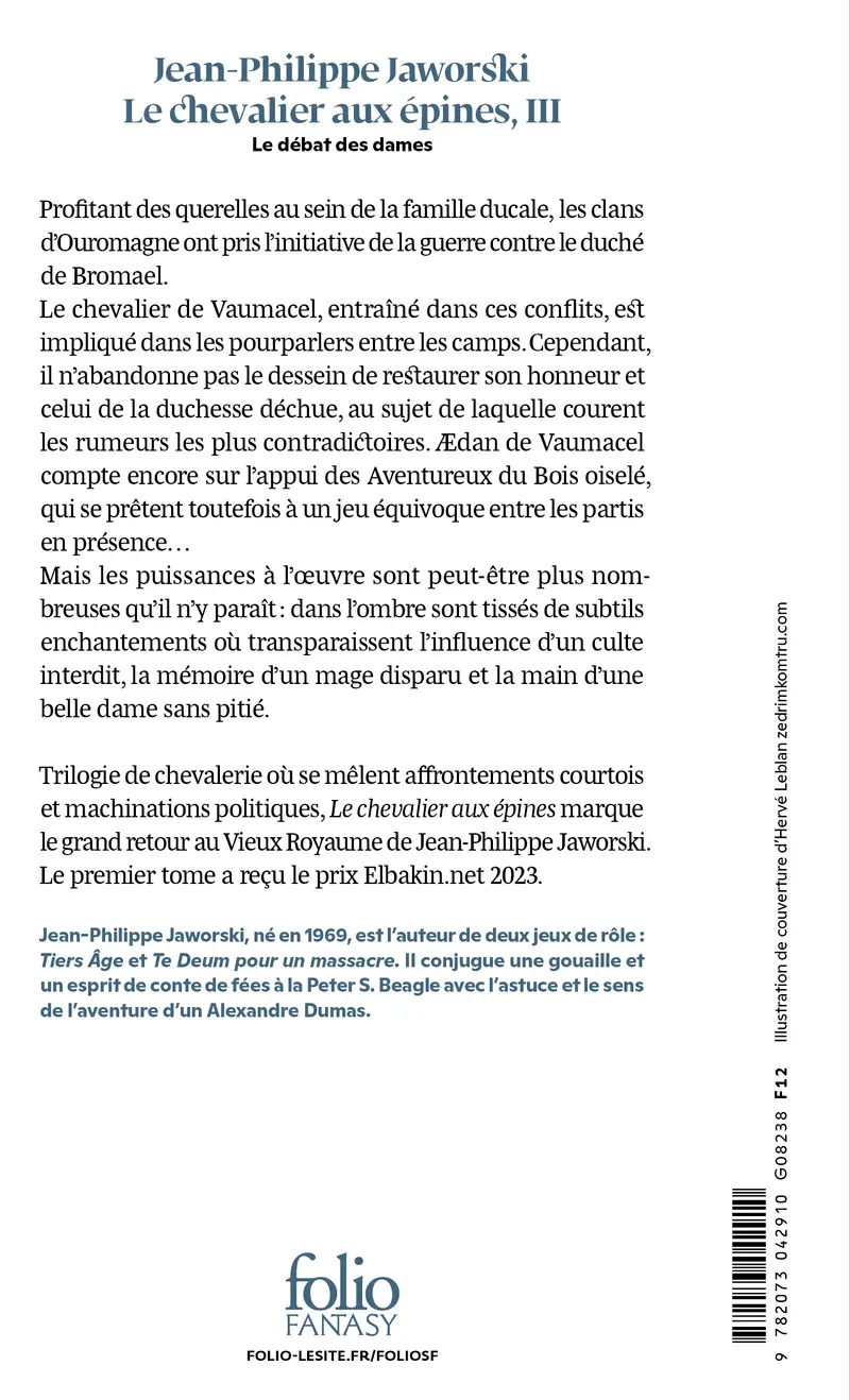 Le chevalier aux épines - Jean-Philippe Jaworski