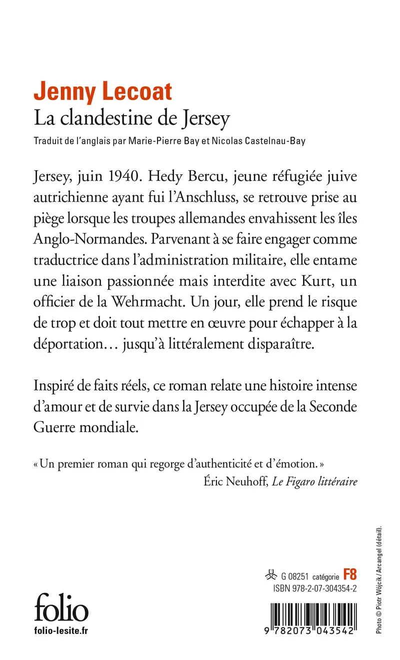 La clandestine de Jersey - Jenny Lecoat