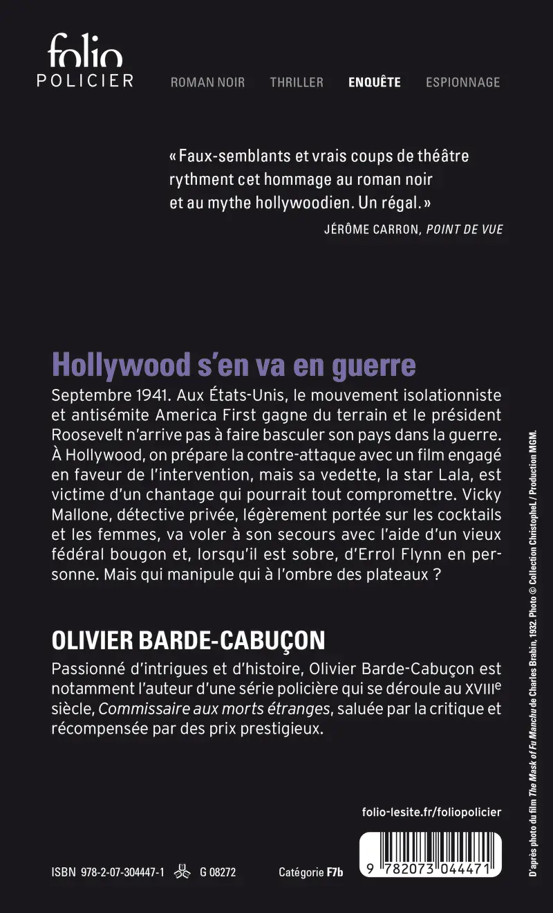 Hollywood s'en va en guerre - Olivier Barde-Cabuçon