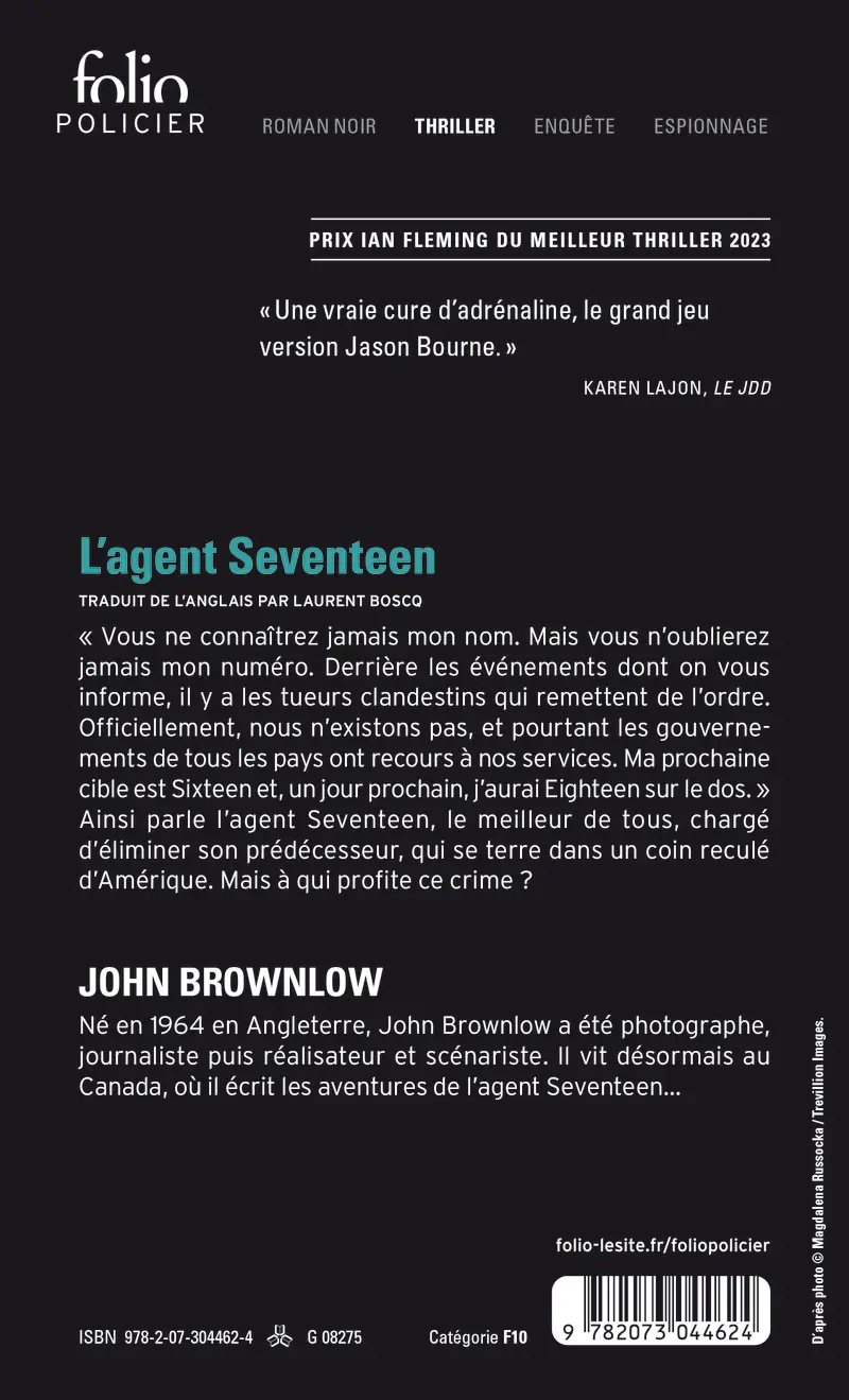 L'agent Seventeen - John Brownlow