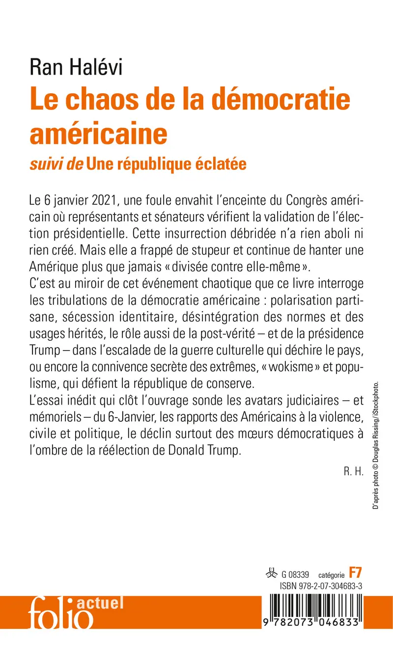 Le Chaos de la démocratie américaine - Ran Halévi