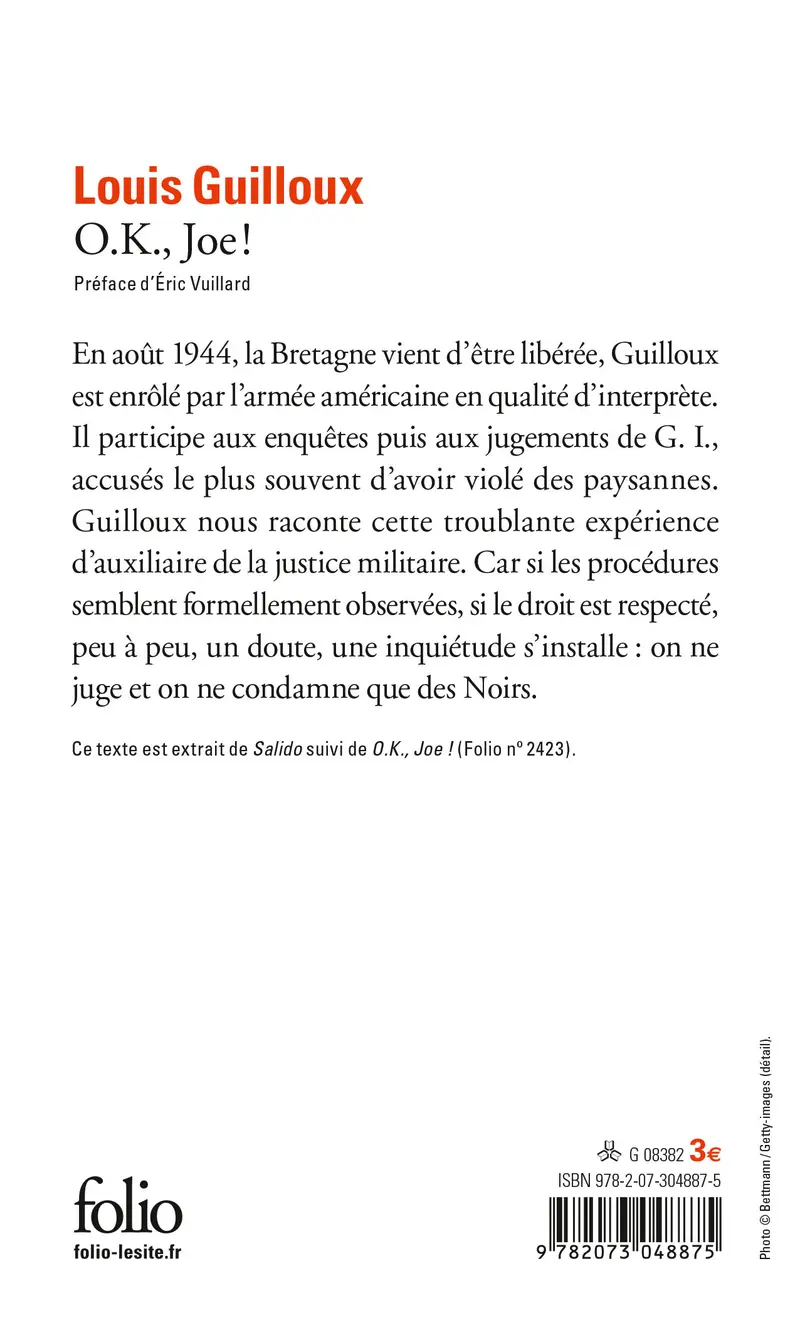 O.K., Joe ! - Louis Guilloux