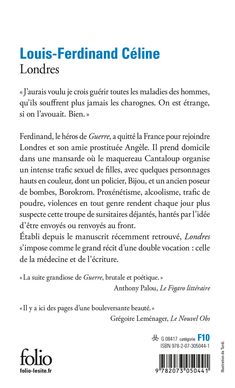 Londres - Louis-Ferdinand Céline