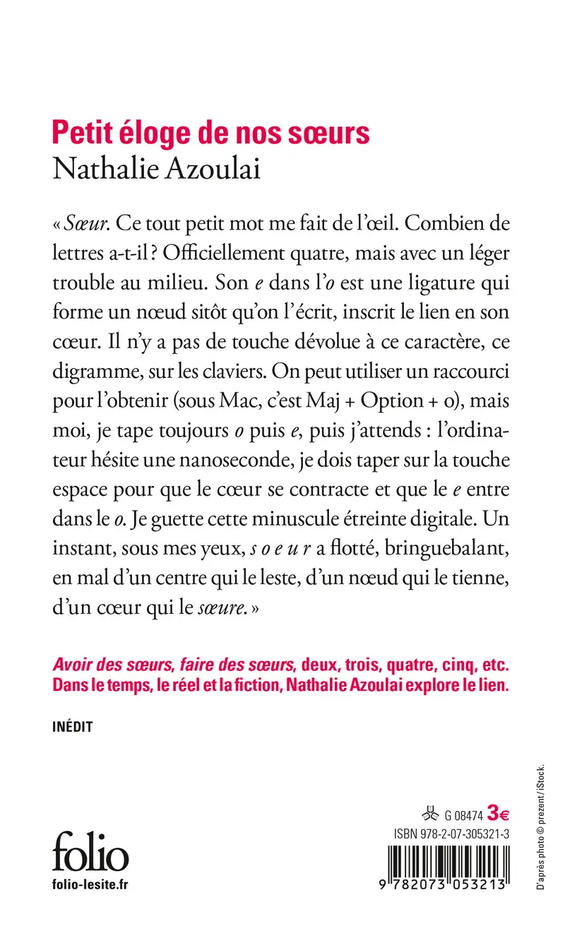 Petit éloge de nos sœurs - Nathalie Azoulai