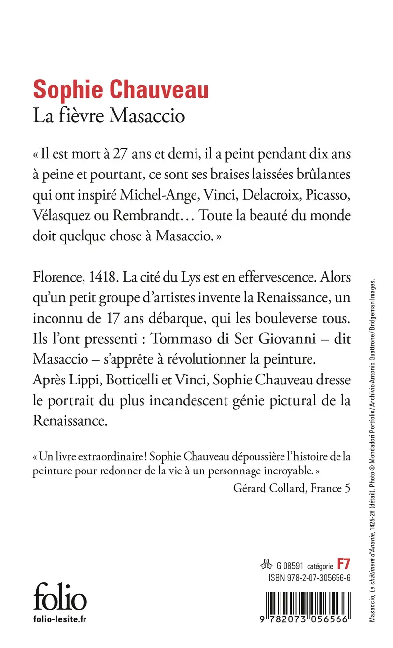 La fièvre Masaccio - Sophie Chauveau