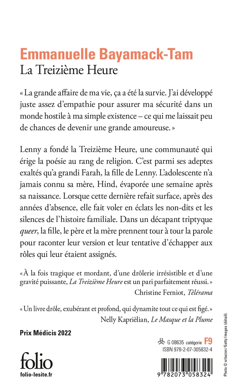 La Treizième Heure - Emmanuelle Bayamack-Tam