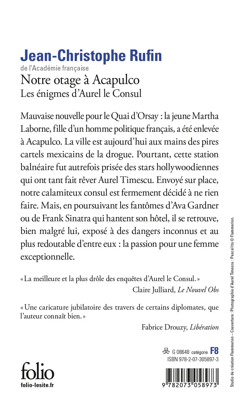 Notre otage à Acapulco - Jean-Christophe Rufin