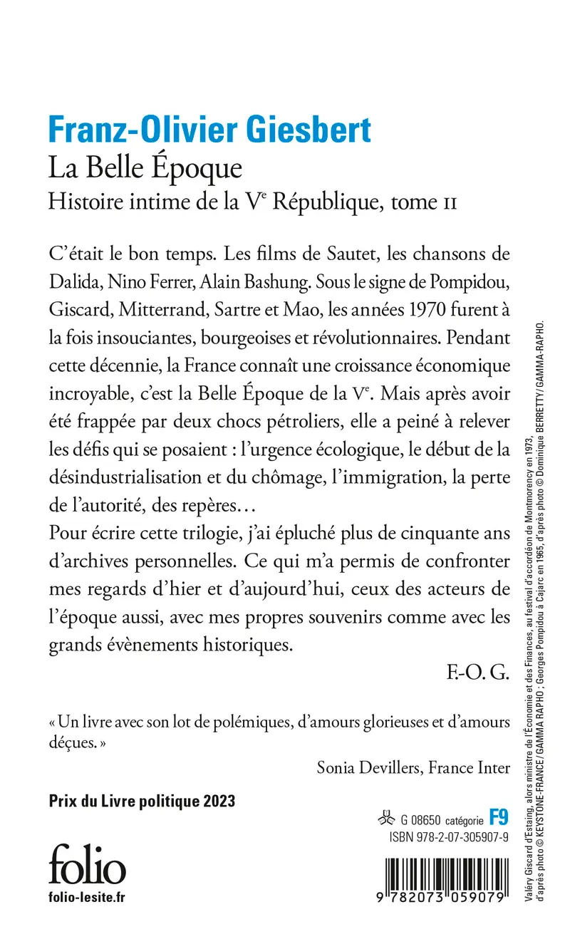 Histoire intime de la Ve République - Franz-Olivier Giesbert