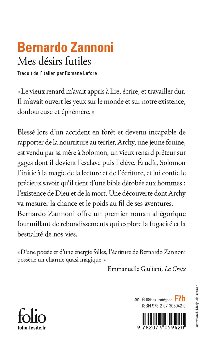 Mes désirs futiles - Bernardo Zannoni