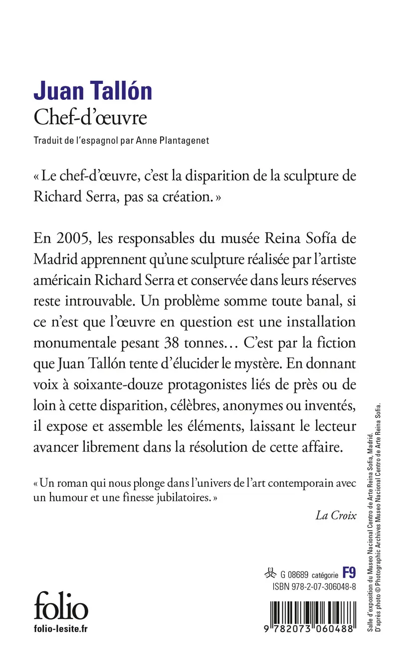 Chef-d'œuvre - Juan Tallón