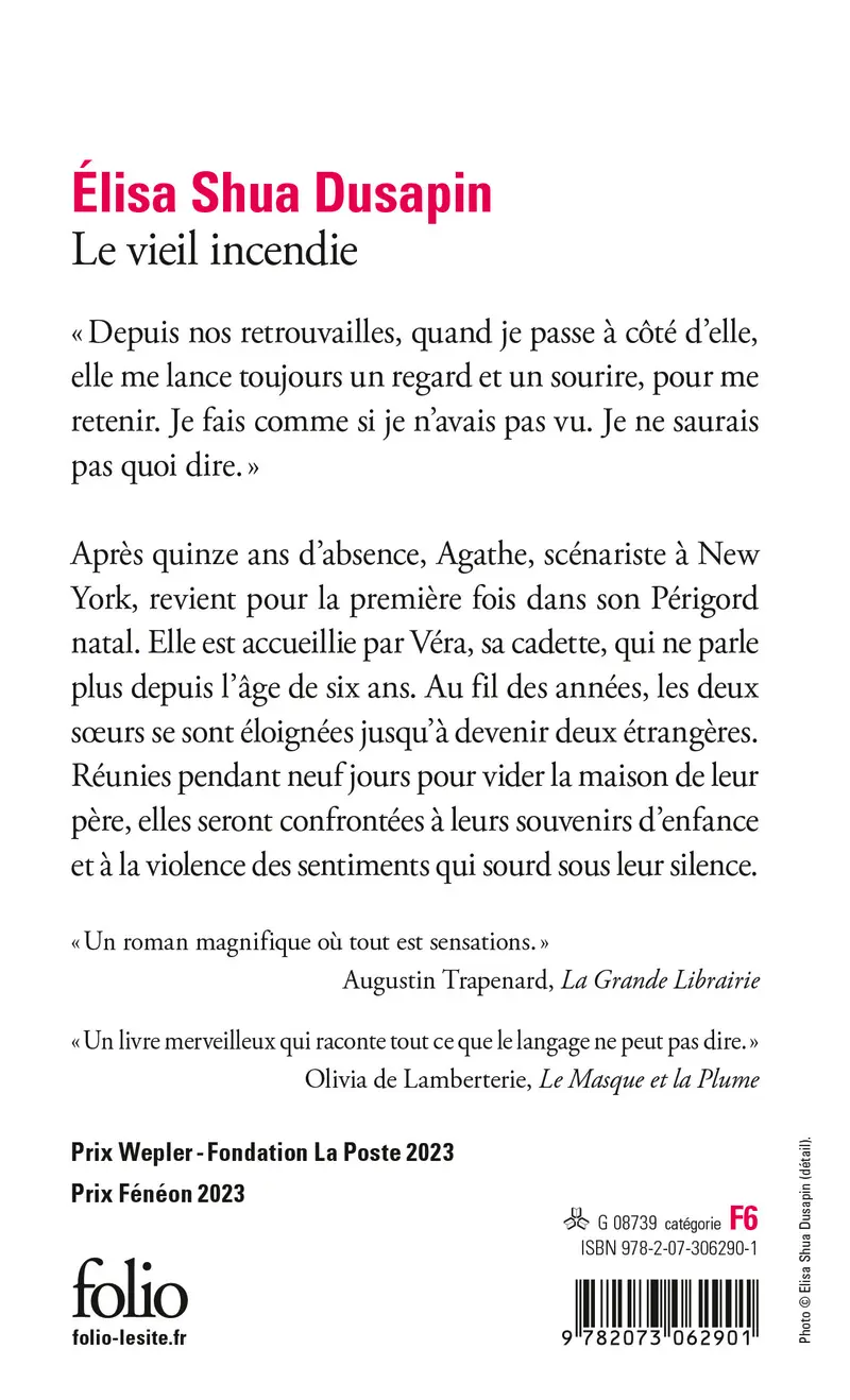 Le vieil incendie - Élisa Shua Dusapin