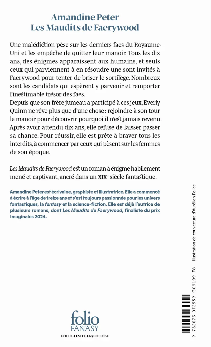 Les maudits de Faerywood - 1 - Amandine Peter