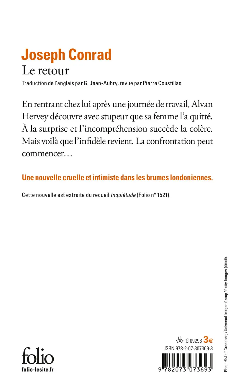 Le retour - Joseph Conrad