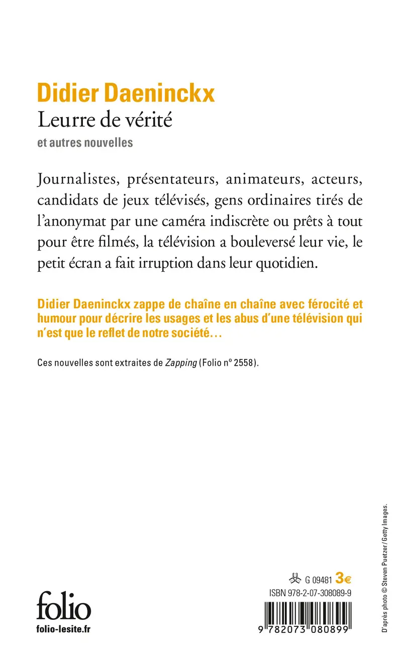 Leurre de vérité et autres nouvelles - Didier Daeninckx