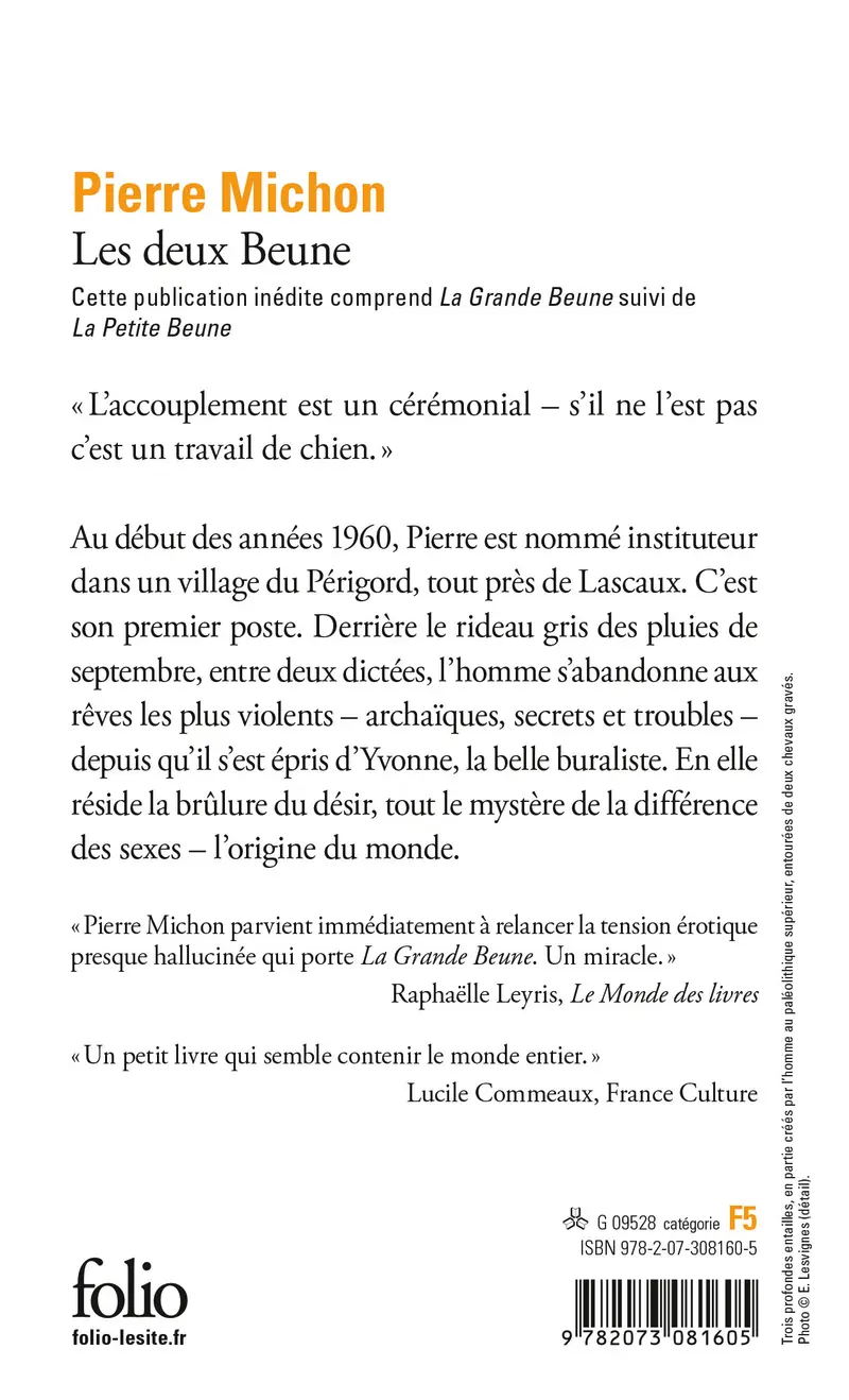 Les deux Beune - Pierre Michon