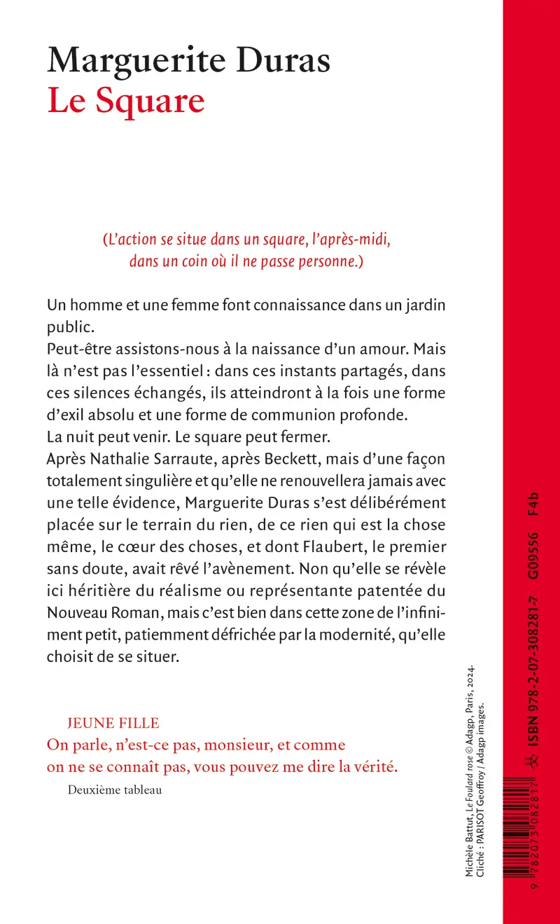 Le Square - Marguerite Duras