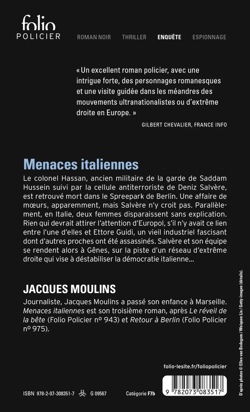 Menaces italiennes - Jacques Moulins