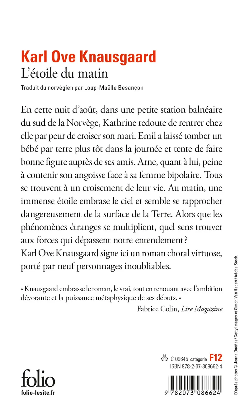 L'étoile du matin - Karl Ove Knausgaard