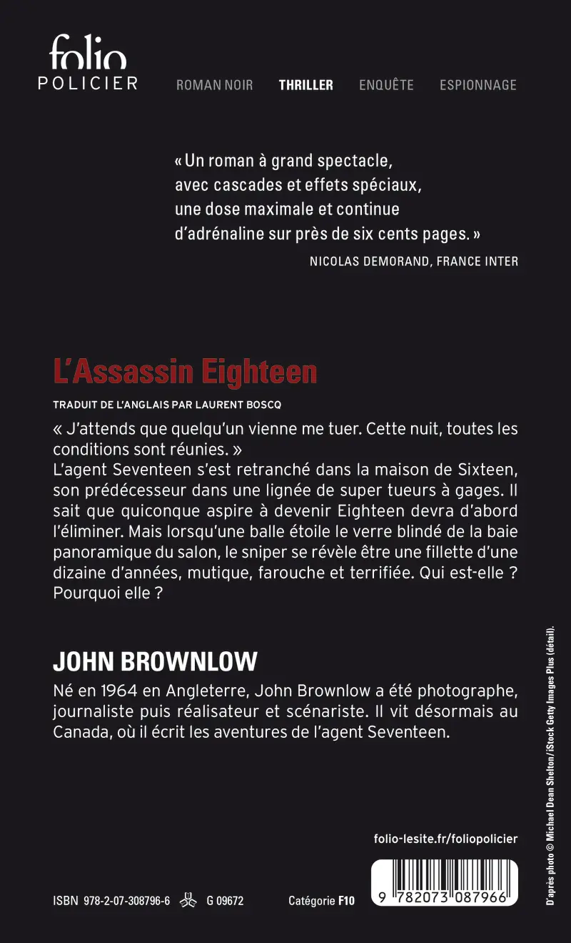L'assassin Eighteen - John Brownlow