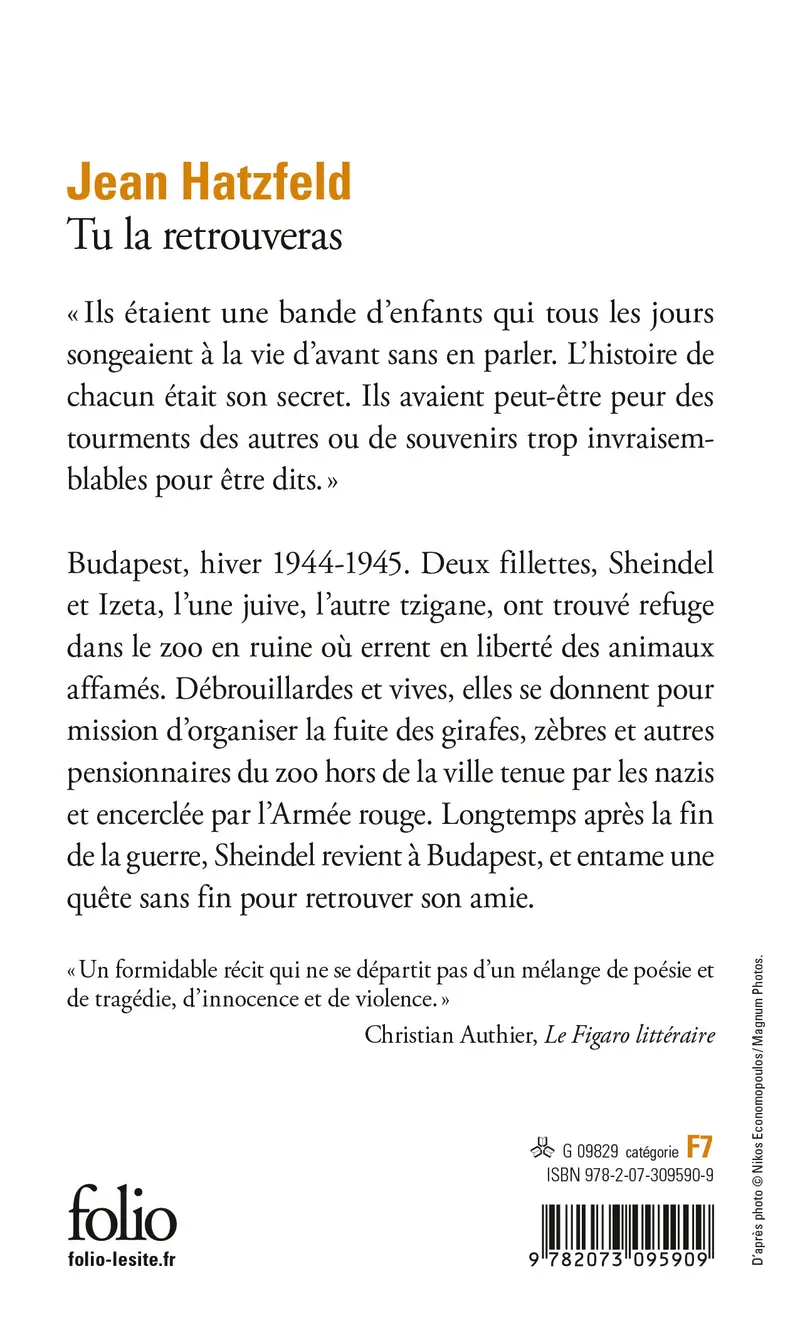 Tu la retrouveras - Jean Hatzfeld