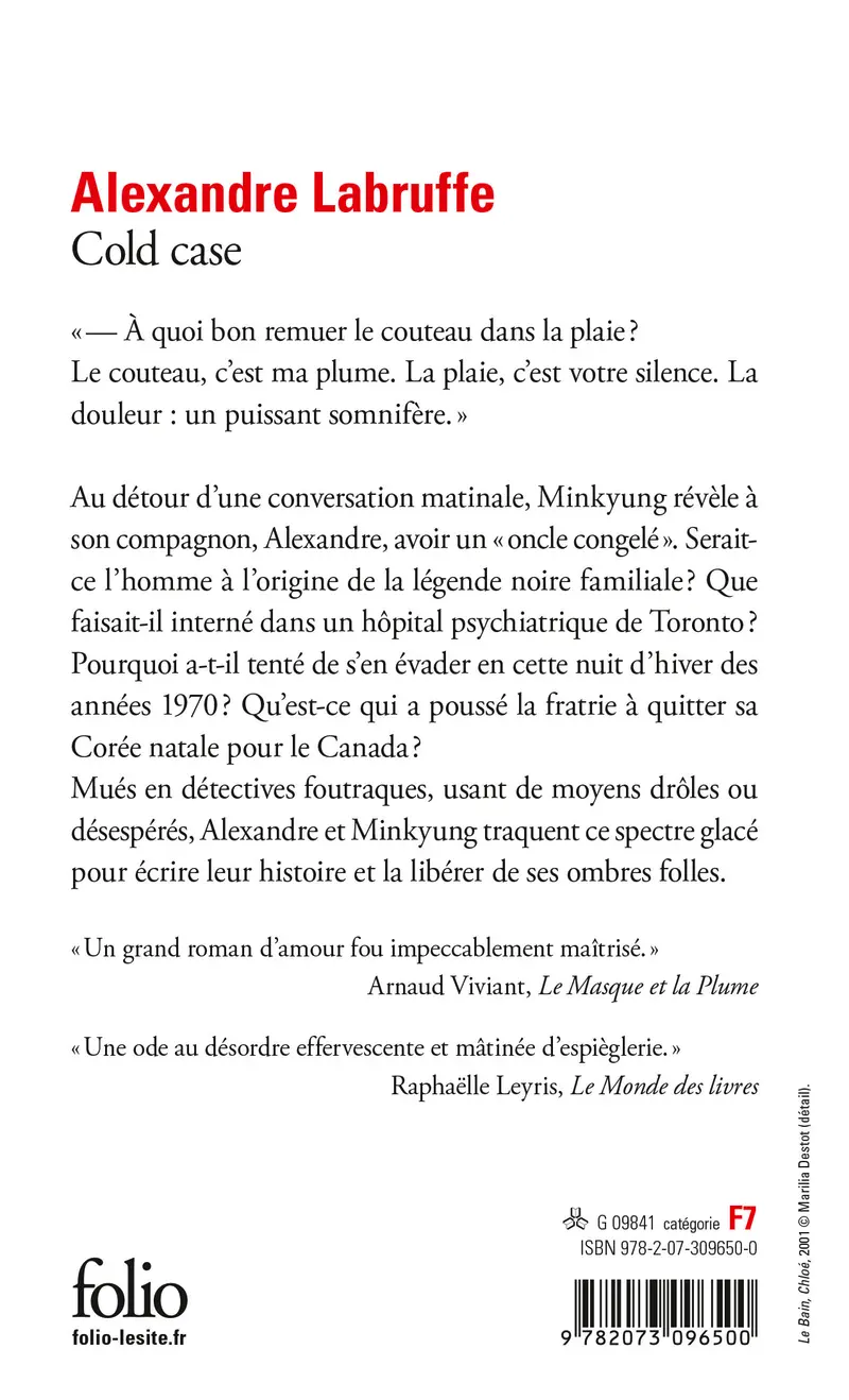 Cold case - Alexandre Labruffe