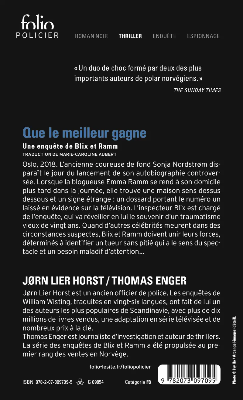 Que le meilleur gagne - Jørn Lier Horst - Thomas Enger