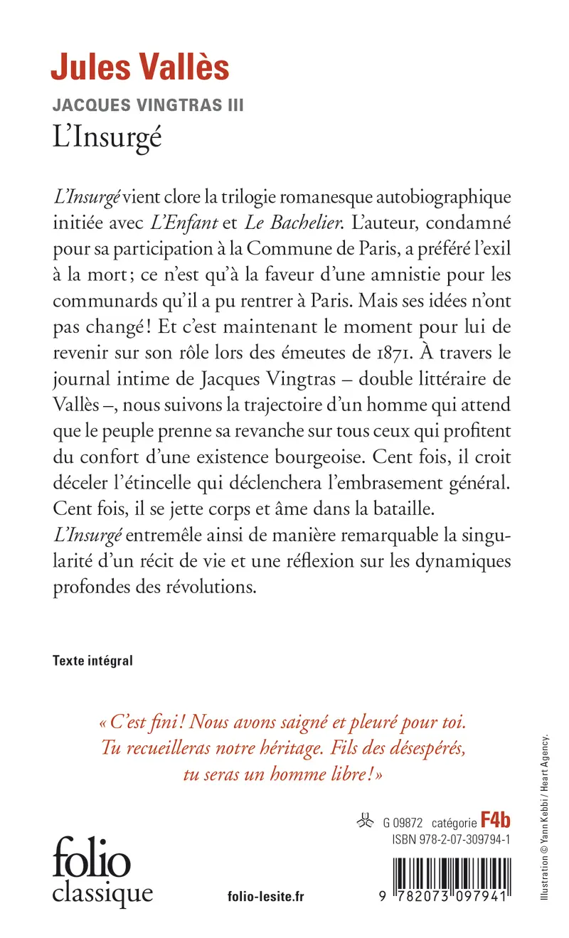 L'Insurgé - Jules Vallès