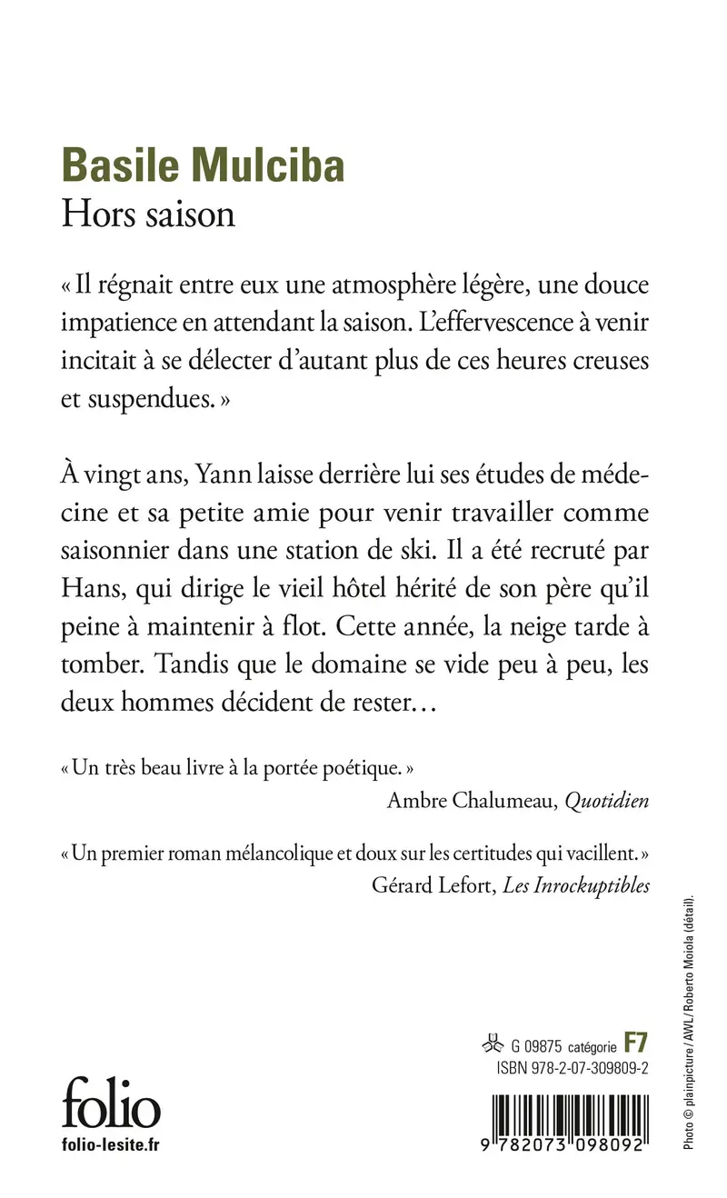 Hors saison - Basile Mulciba