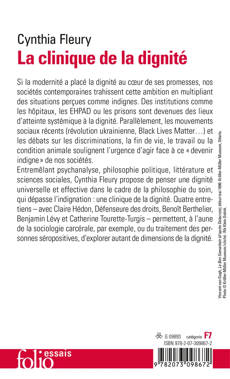 La clinique de la dignité - Cynthia Fleury