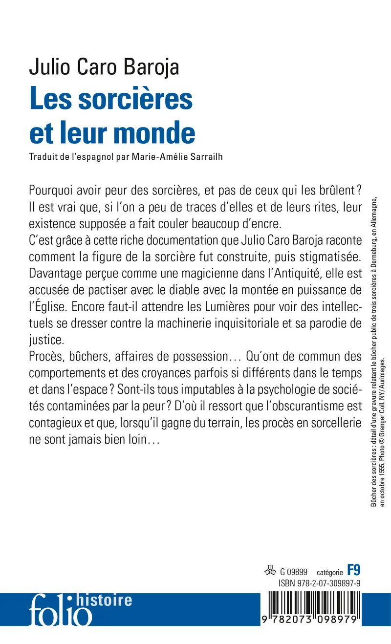 Les sorcières et leur monde - Julio Caro Baroja
