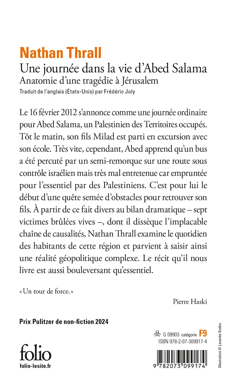 Une journée dans la vie d'Abed Salama - Nathan Thrall