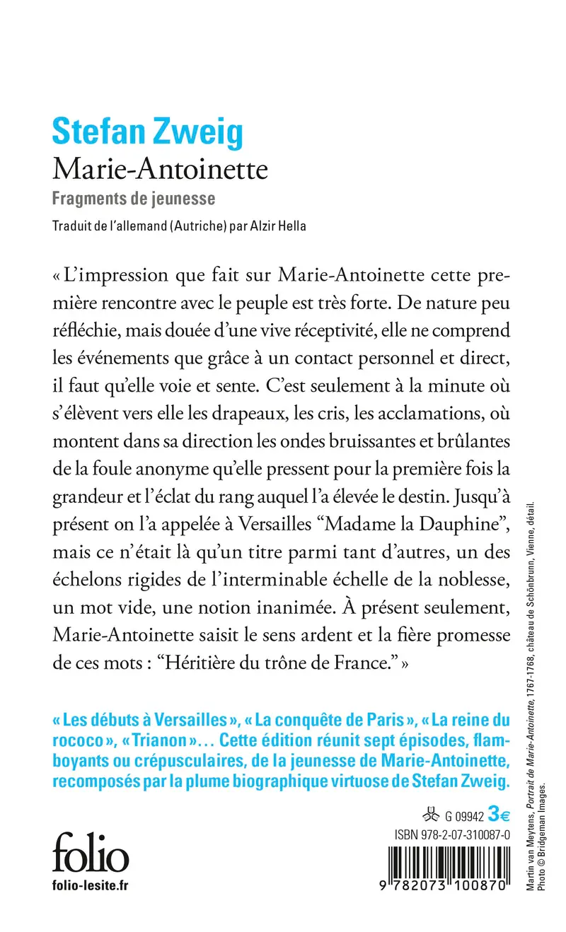 Marie-Antoinette - Stefan Zweig