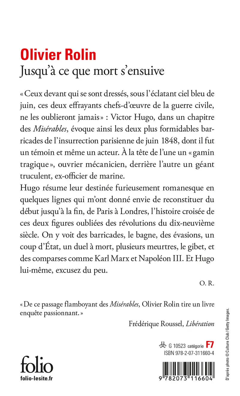 Jusqu'à ce que mort s'ensuive - Olivier Rolin