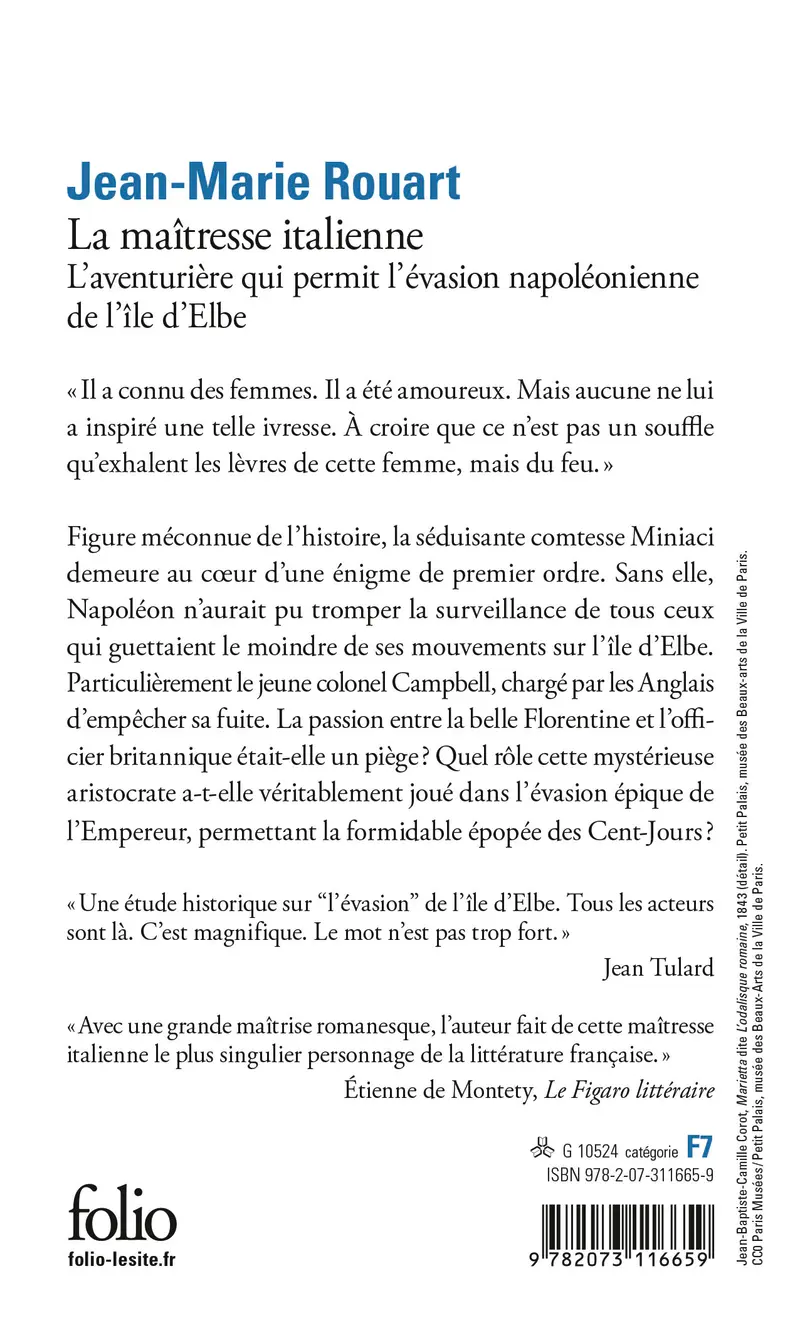 La maîtresse italienne - Jean-Marie Rouart