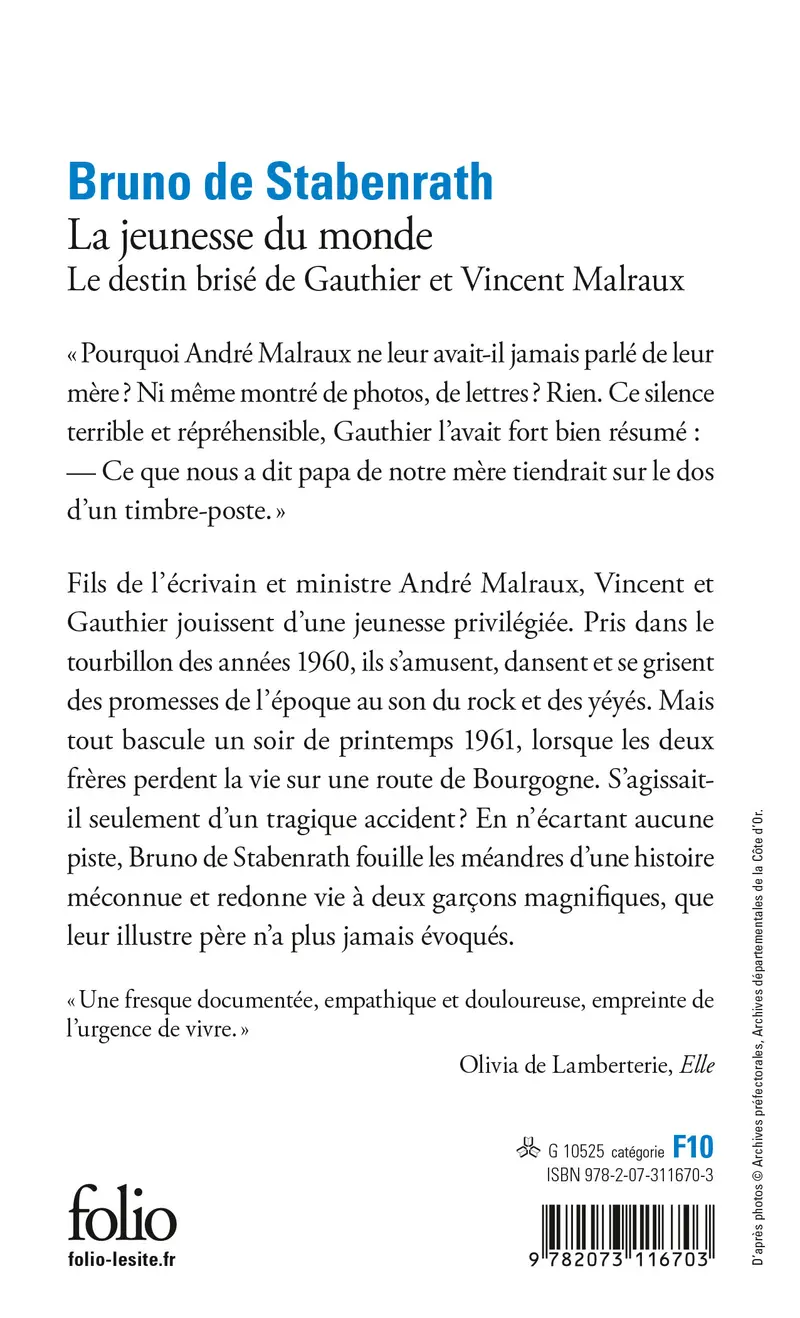 La jeunesse du monde - Bruno de Stabenrath