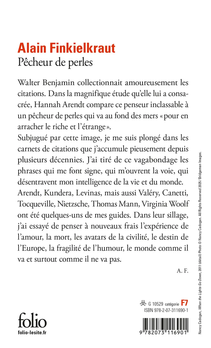 Pêcheur de perles - Alain Finkielkraut