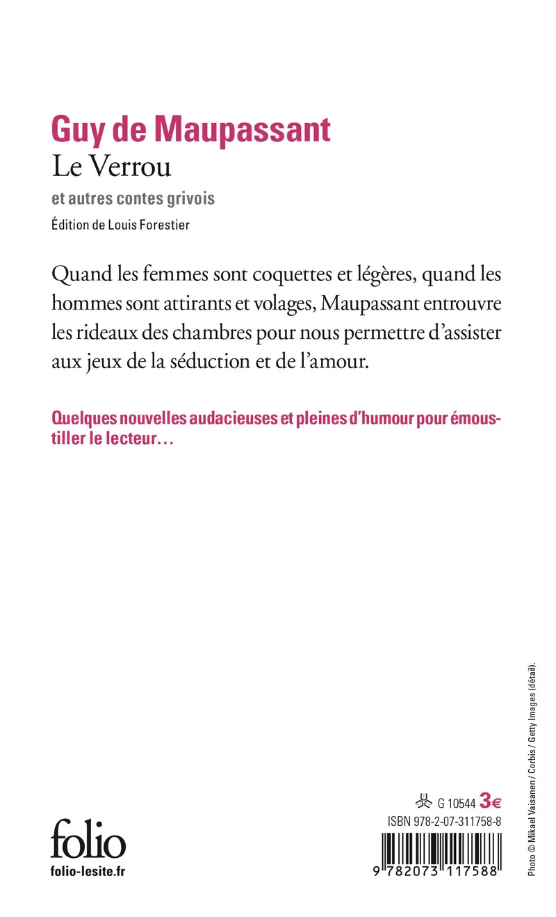 Le Verrou et autres contes grivois - Guy de Maupassant