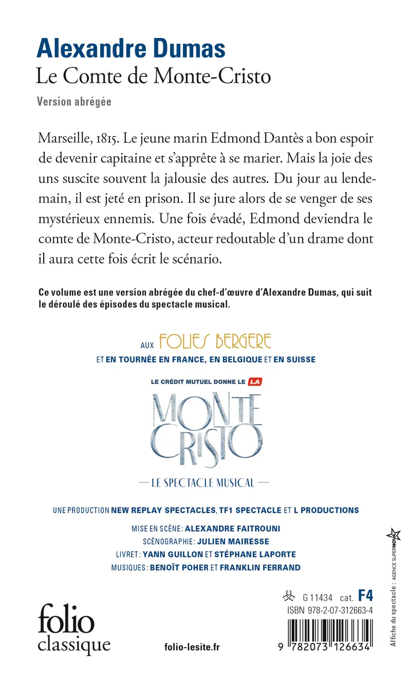 Le Comte de Monte-Cristo - Alexandre Dumas