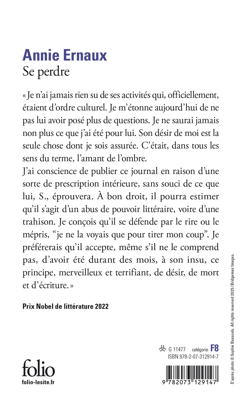 Se perdre - Annie Ernaux