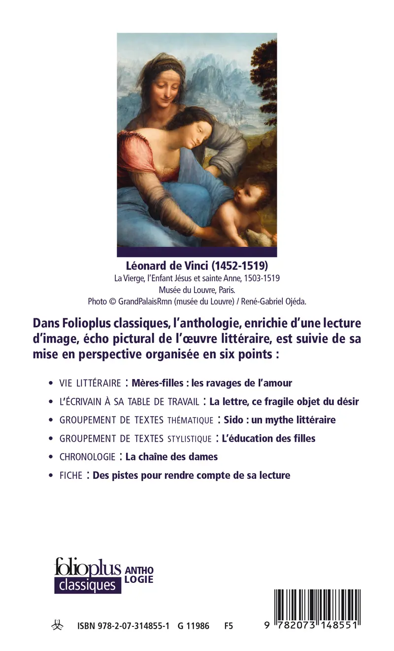 Lettres à leurs filles - Madame de Sévigné - George Sand - Colette - Sido Lettres à leurs filles - Madame de Sévigné - George Sand - Colette - Sido